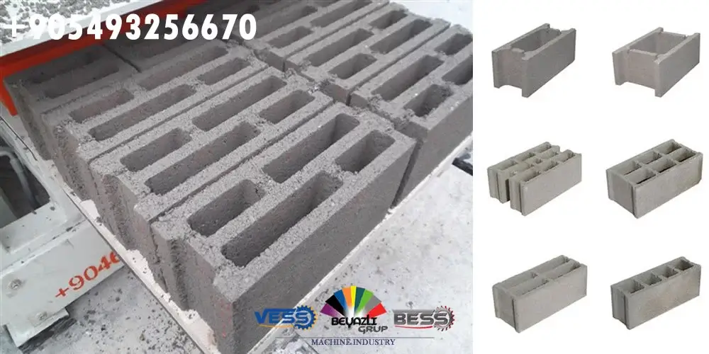 Brick and Block Making Machine different types of molds