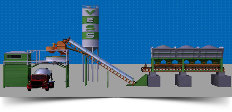 VESS 45 m³ / HOUR - CONCRETE PLANT