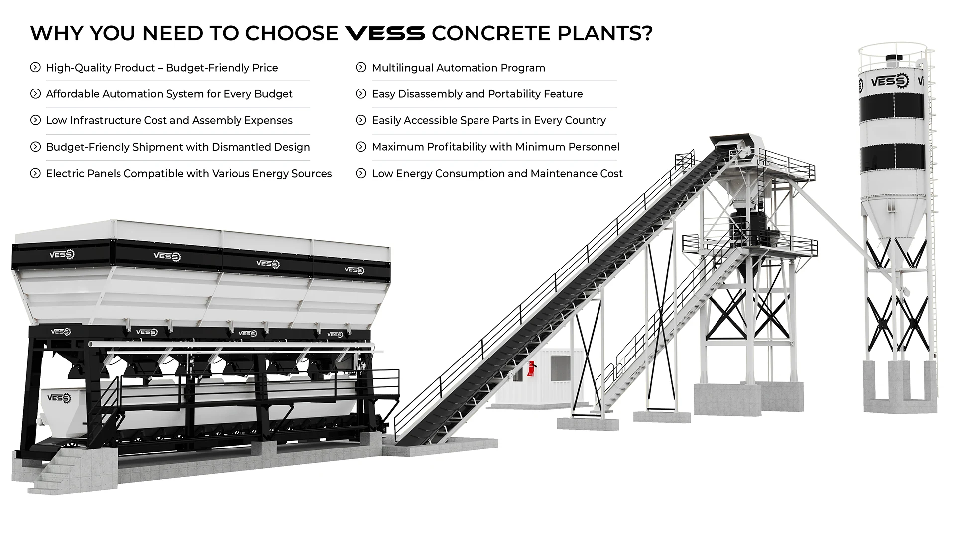 VESS 30 m³ / HOUR - CONCRETE PLANT