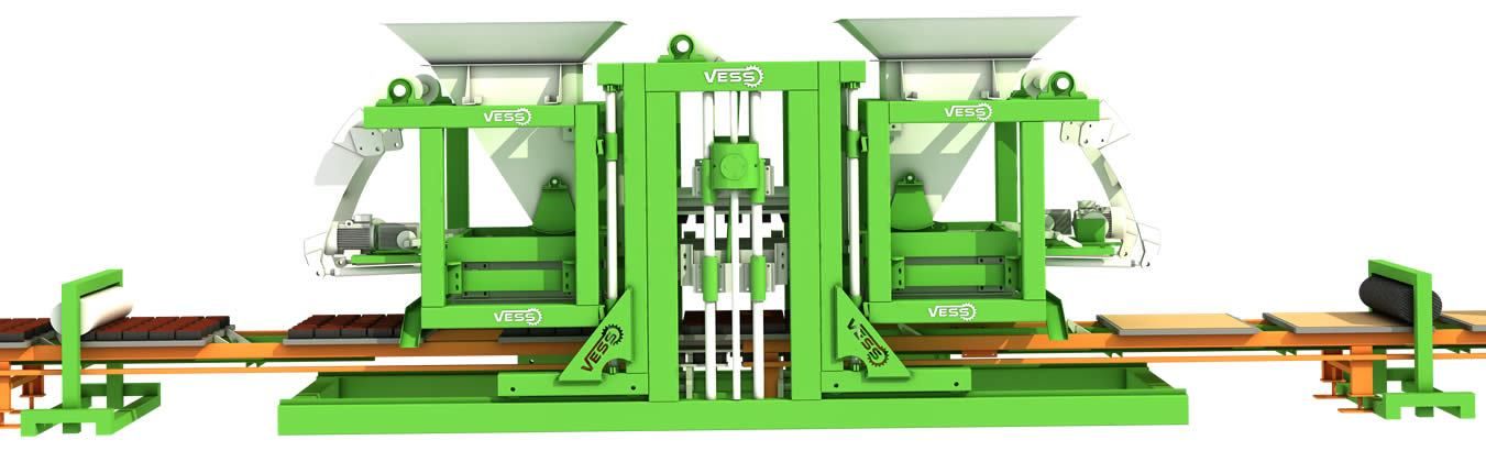 paver block making machine,Automatic paving block making machine, green color paver making machine