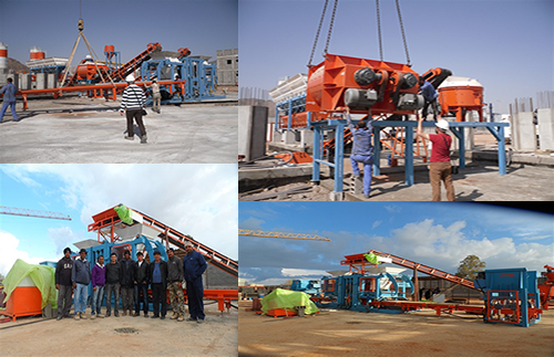 Paving Block Machine and Concrete Batching Plant in Botswana