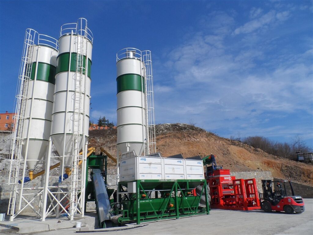Block and paving block plant in Giresun, Türkiye