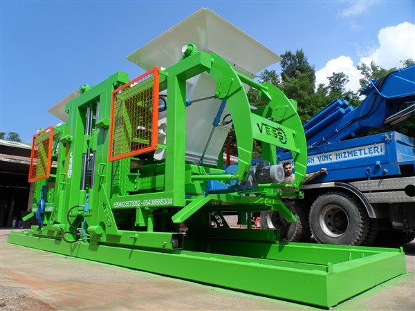 Paving block plant in Trabzon, Türkiye