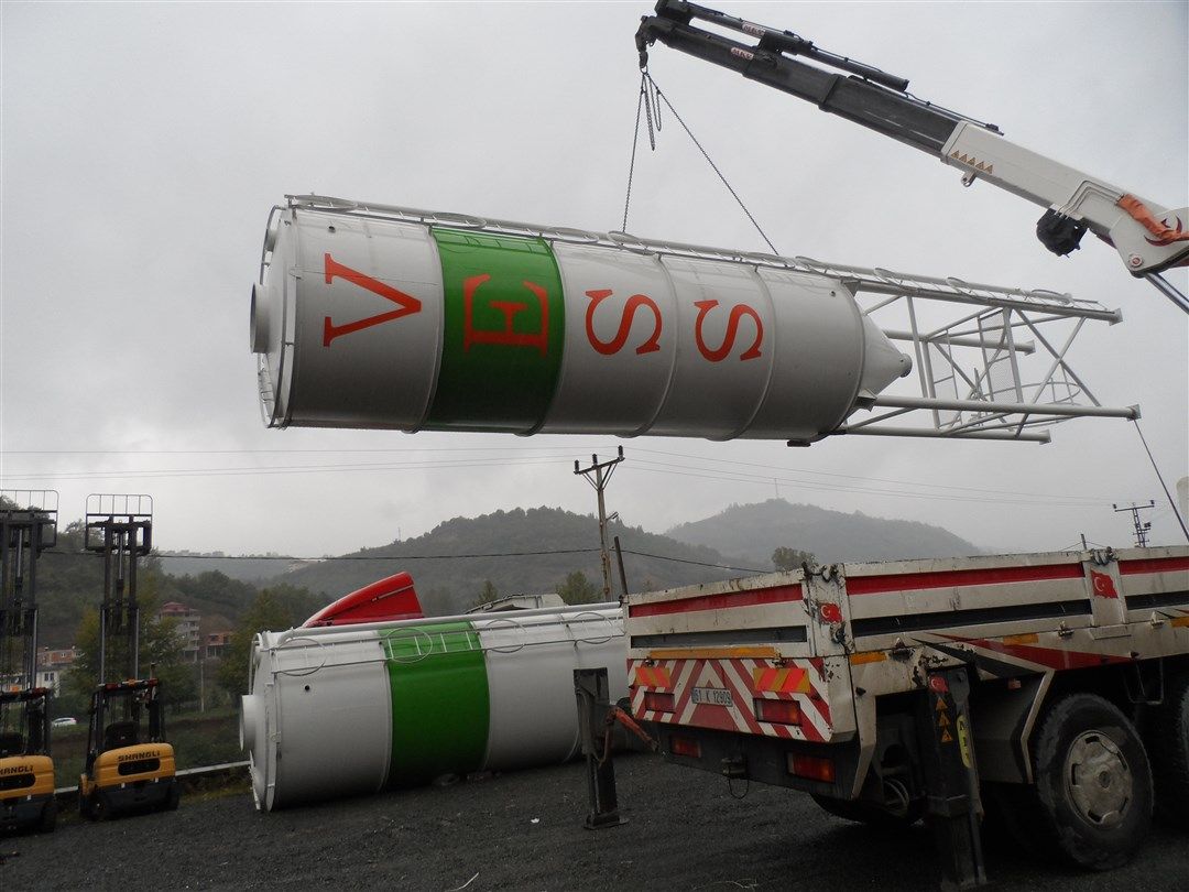 Fotografía de la planta dosificadora de concreto