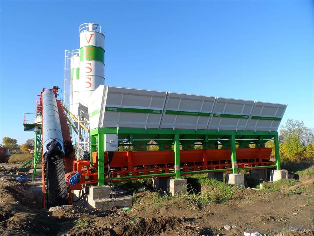 Envío de la planta dosificadora de concreto