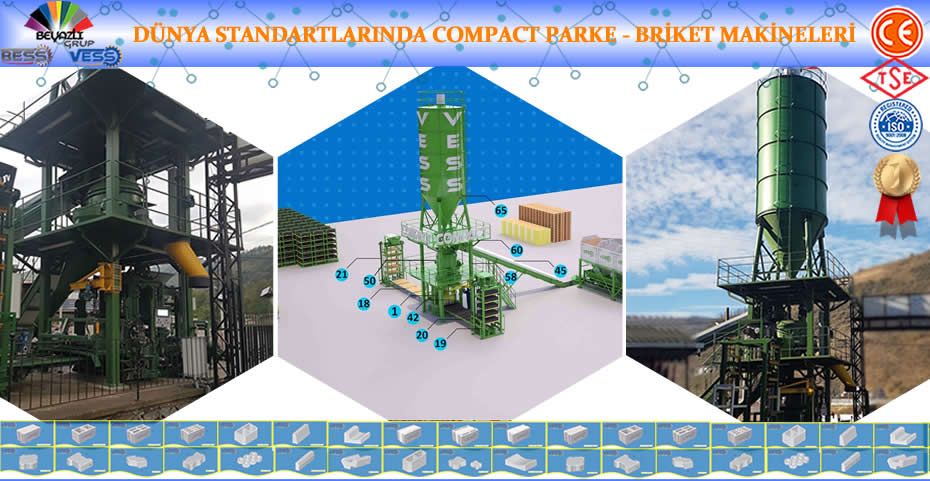 Máquina Compact de adoquines, bloques de concreto y bordillos