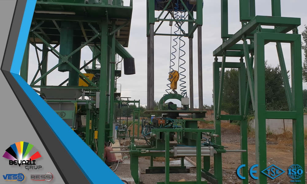 Máquina de bloques de concreto y piedra pómez de bajo consumo
