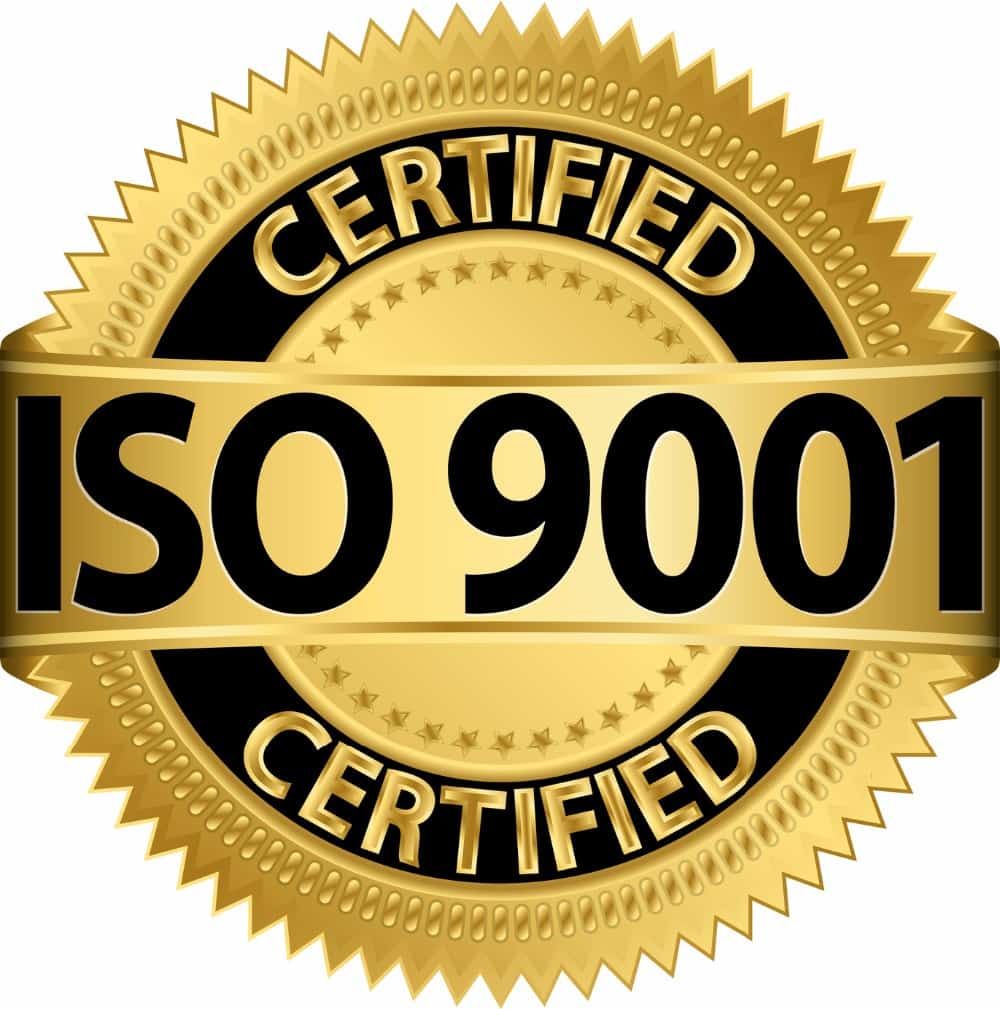 ISO certificate