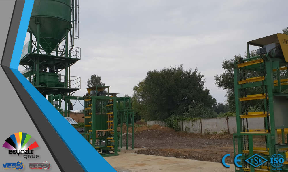 Sistema modular para producir bloques de concreto y piedra pómez