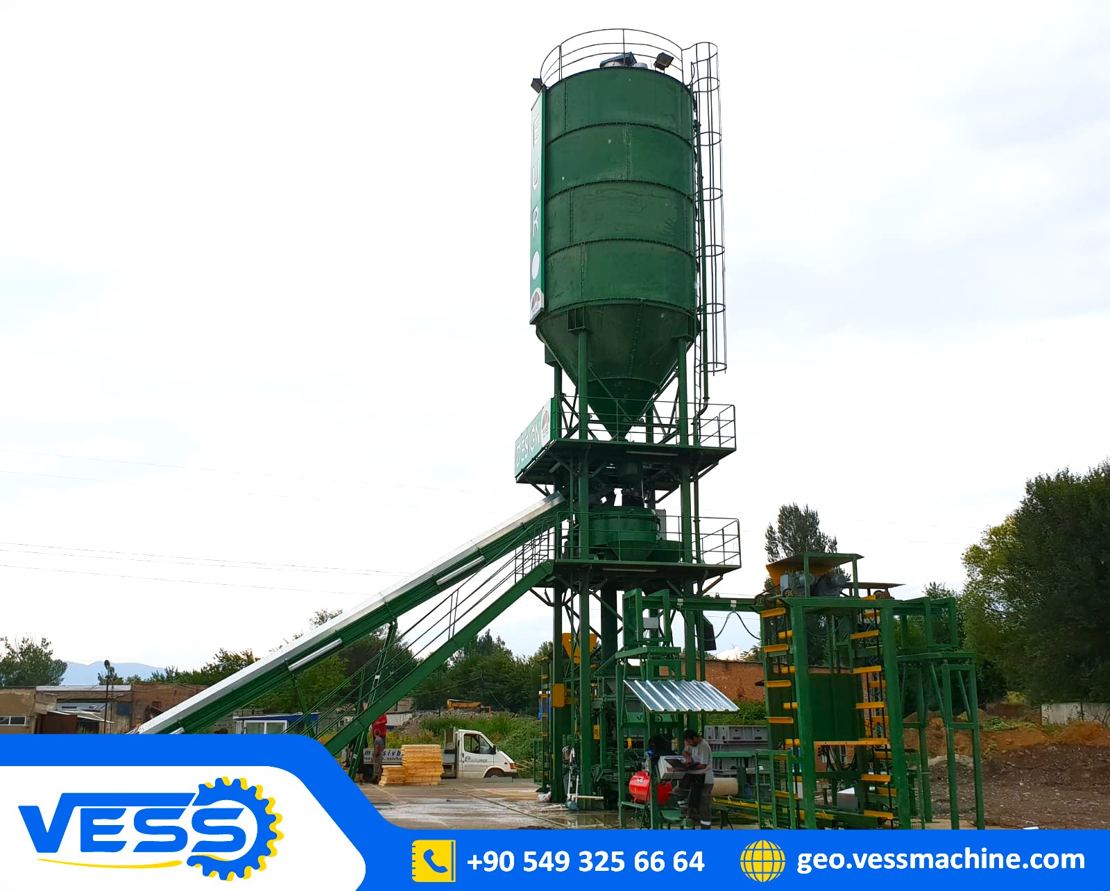 Concrete block and paving block making machine for sale