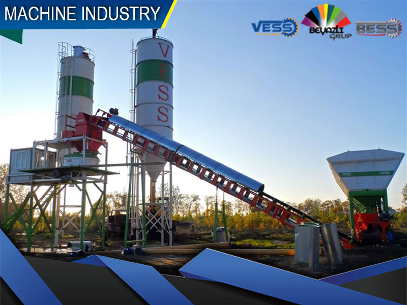 Concrete batching plant for high-quality concrete