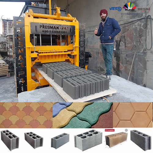 پرس اتوماتیک بلوک بتنی و دستگاه بلوکزن پرس اتوماتیک بلوک بتنی و دستگاه بلوکزن