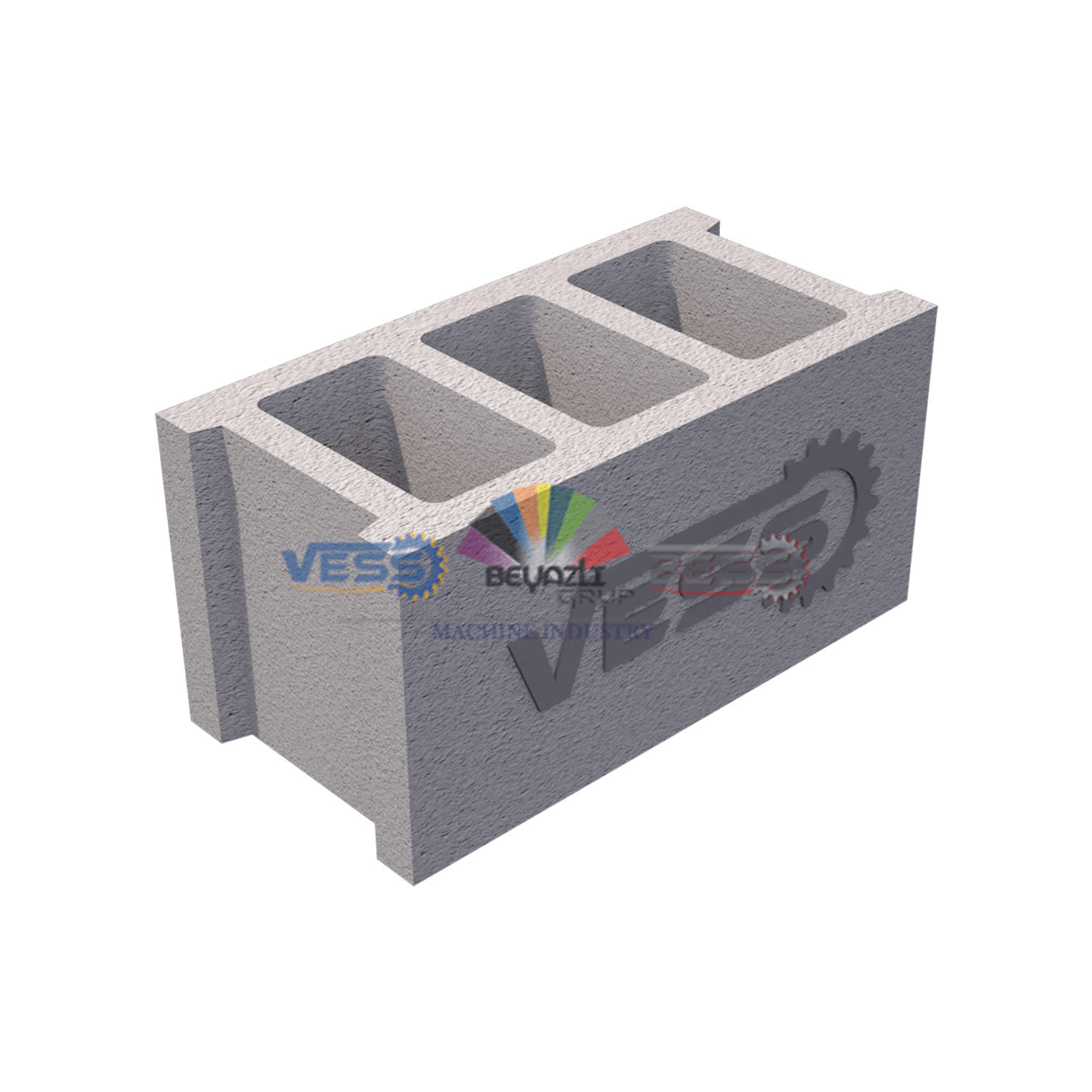Precast concrete curbstone making machine