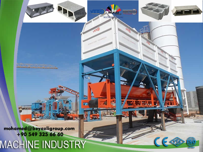 Precast concrete curbstone making machine