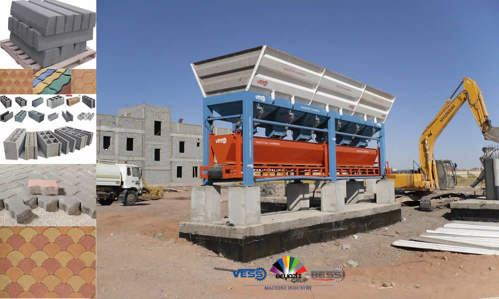 دستگاه دستی تولید بلوک بتنی در فرانسه