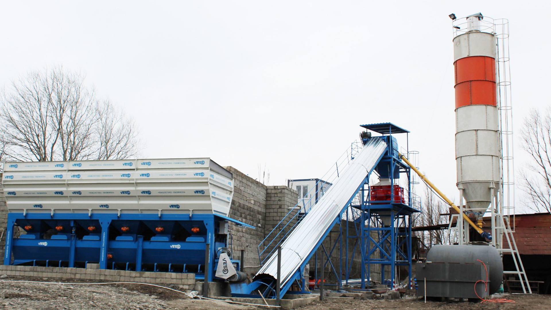 High-quality concrete batching plant