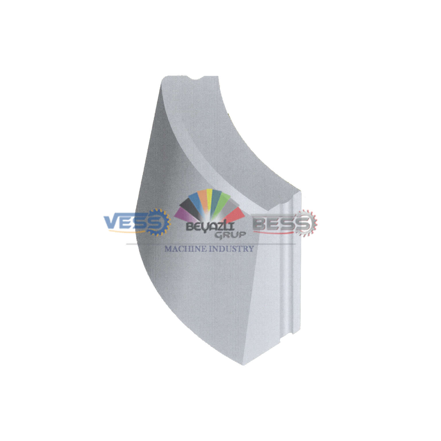 Precast concrete curbstone making machine