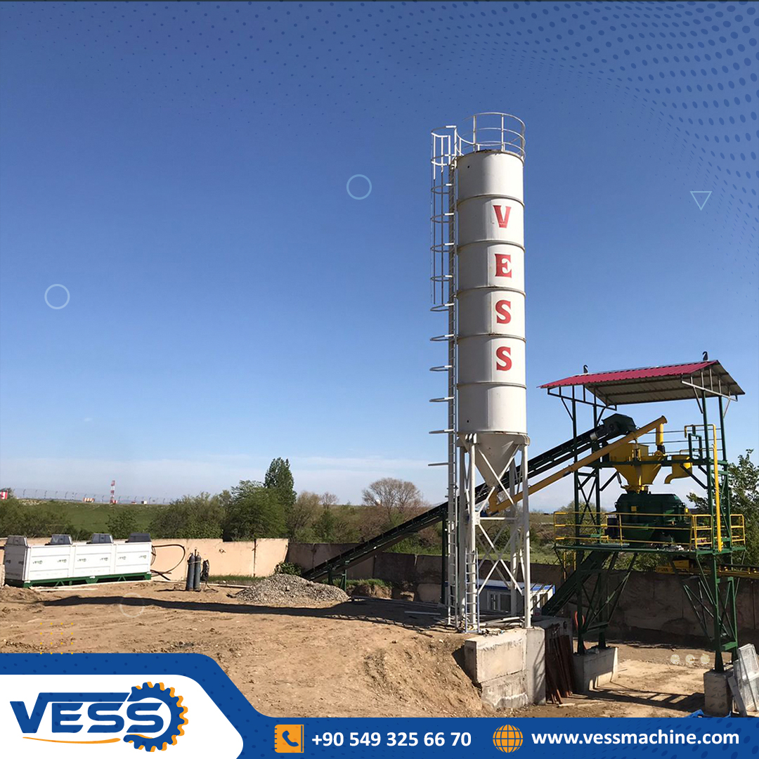 Planta de concreto y máquina de bloques unidas