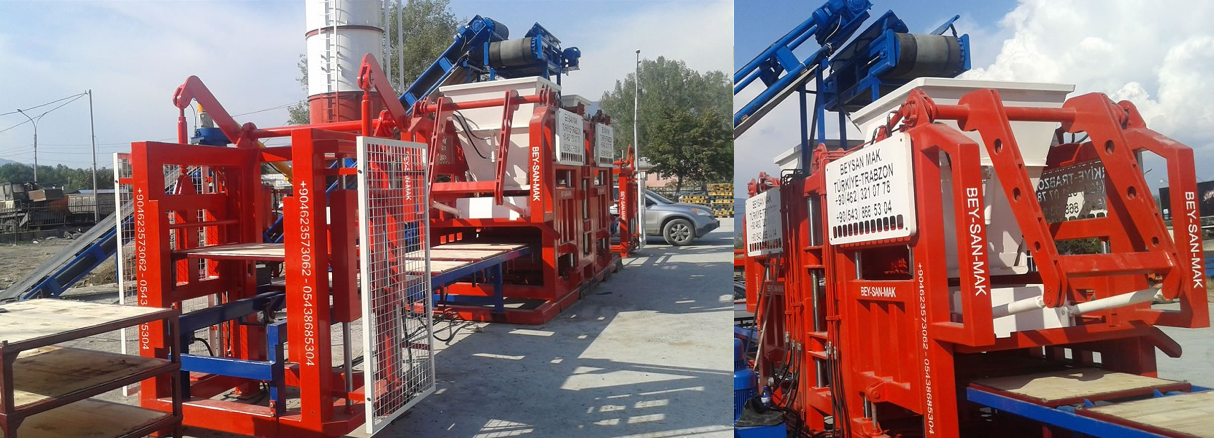 Sistema totalmente automático para fabricar bloques de concreto