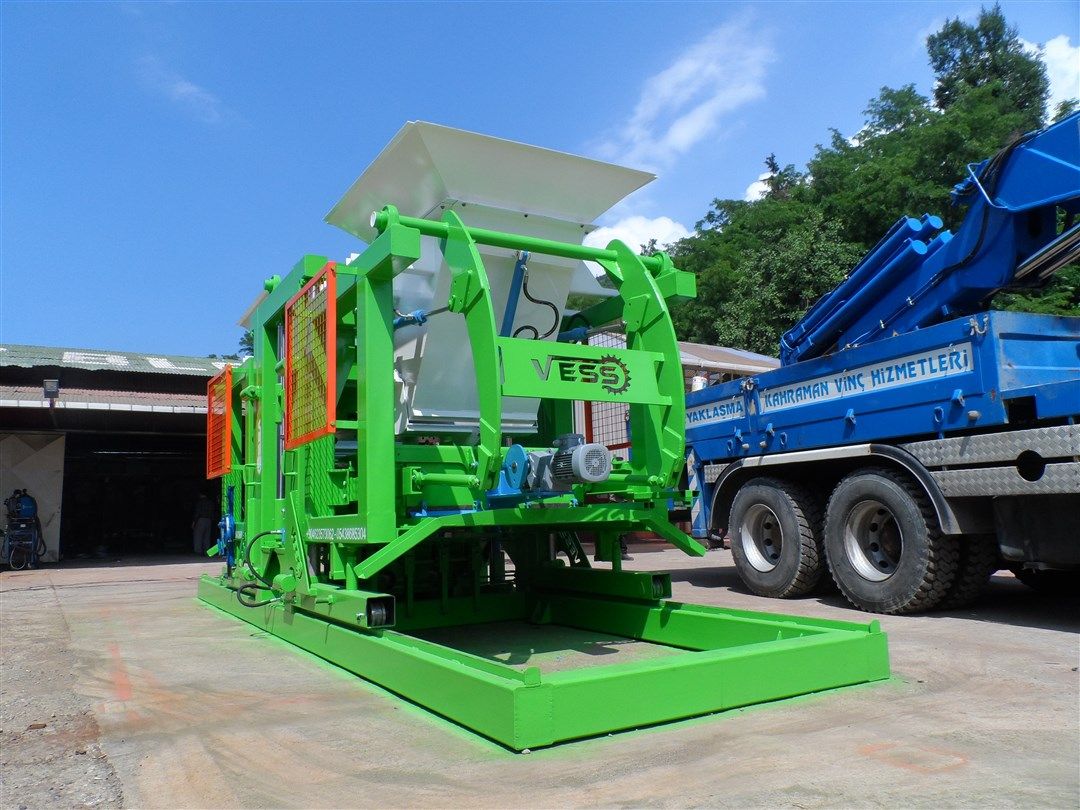 Máquina automática de bloques huecos en Sudán