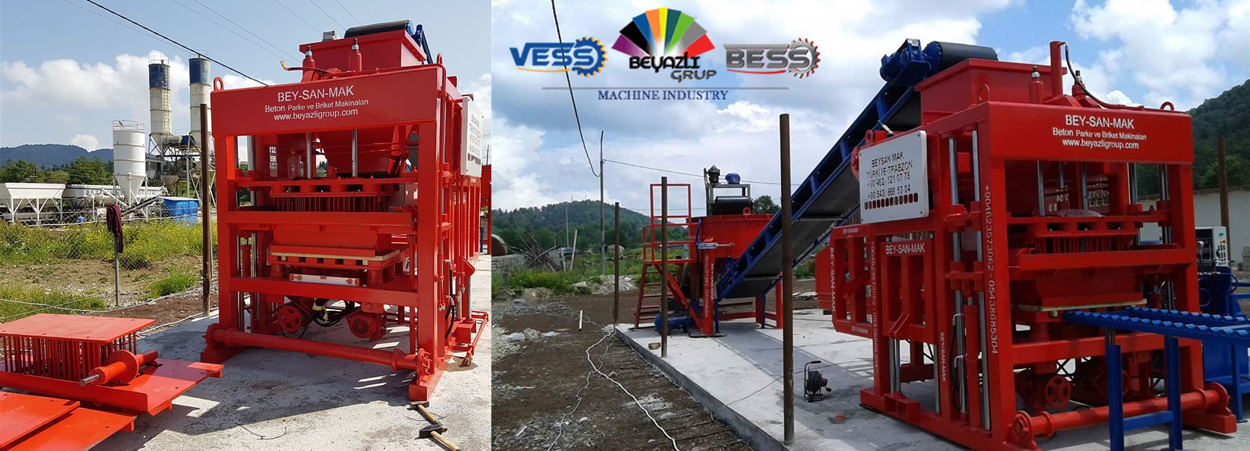 Sistema semiautomático para fabricar bloques de concreto