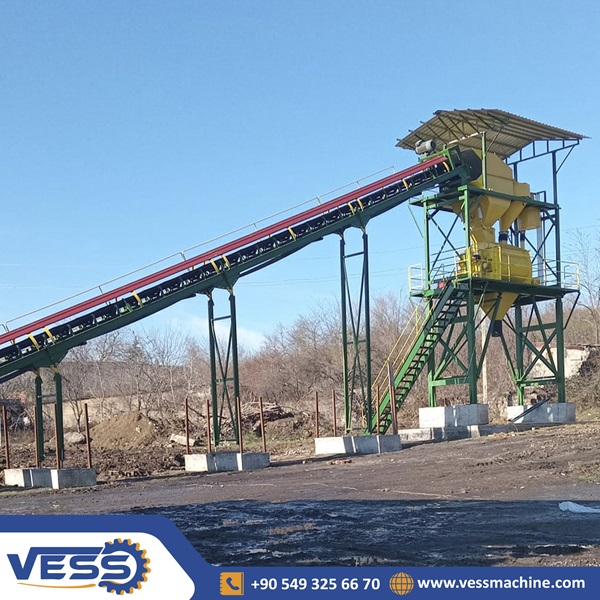 Planta de hormigón VESS 90m3 totalmente automática en Georgia, EN-03