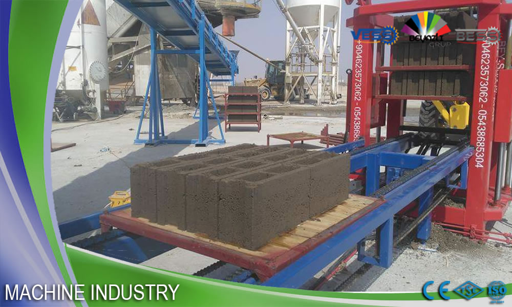 Prueba de una planta de bloques de hormigón en Nigeria Máquina de bloques de cemento y bloques huecos en Nigeria