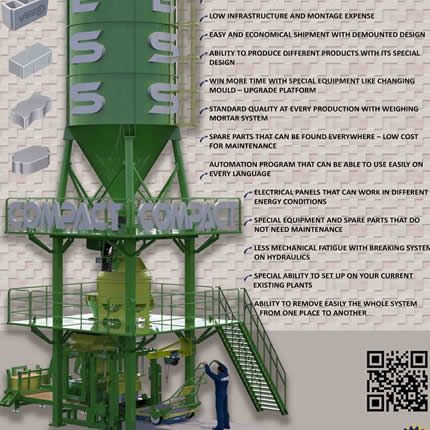 classic compact-paving block-hollow block-concrete block-machine,hollow block machine with silo