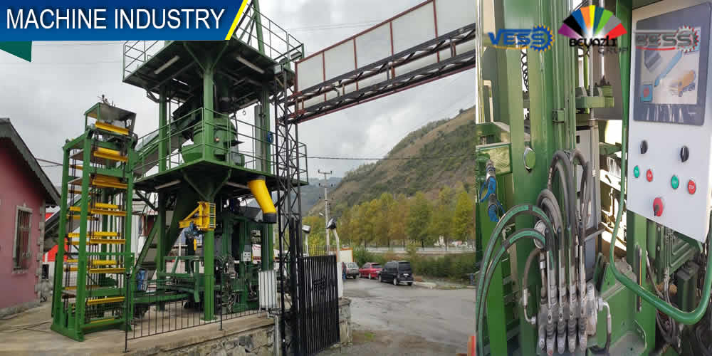 compact machine produce any kind of block paving block