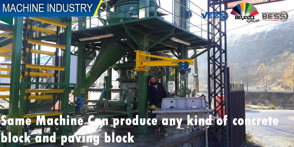 compact machine produce any kind of block