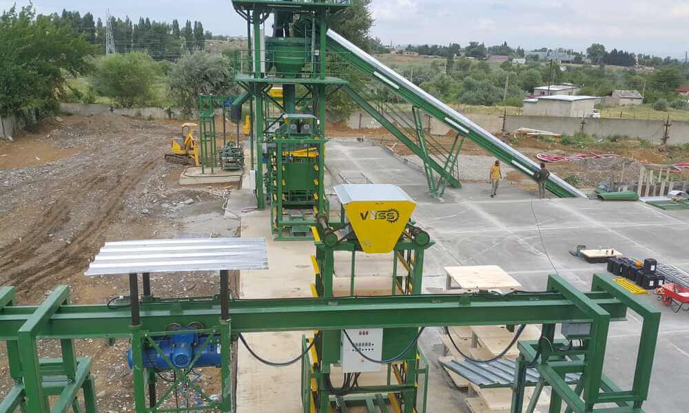 Máquina de bloques huecos y planta de hormigón Máquina Compact de bloques huecos