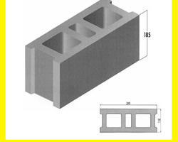 Molde para bloques de cemento 3