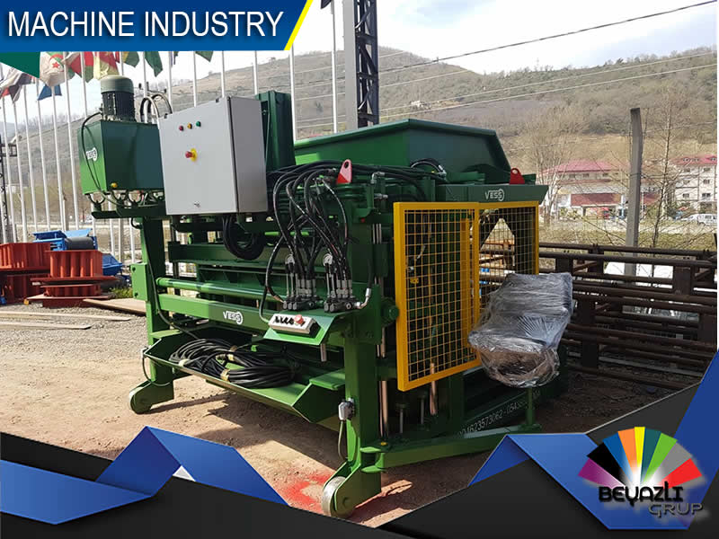 Máquina manual para fabricar bloques fabricada en Turquía