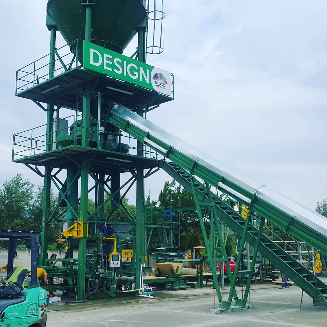 Máquina Compact de nueva generación para bloques y planta de hormigón