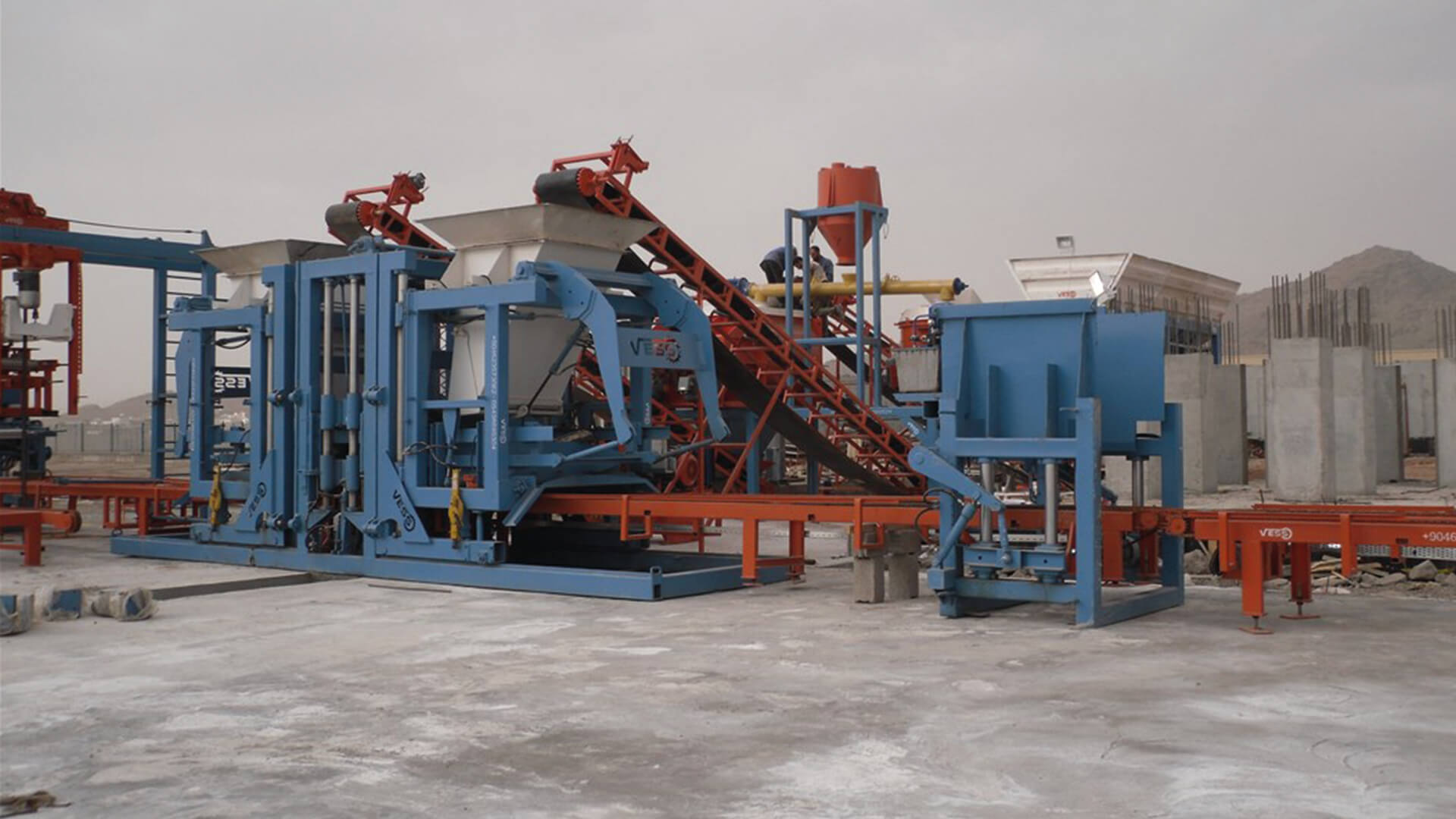 Máquina para adoquines