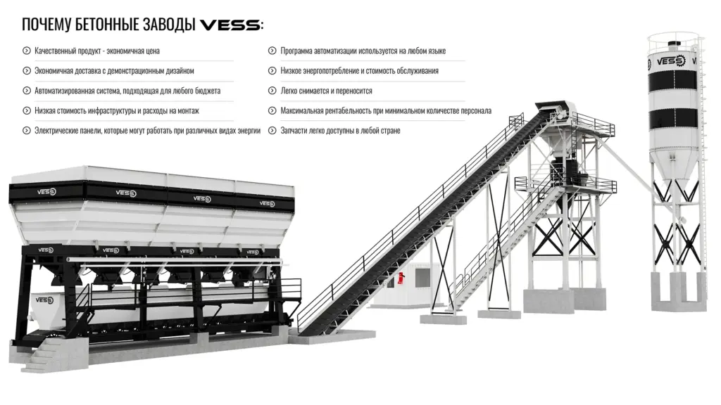 Стационарный бетонный завод 30 PA