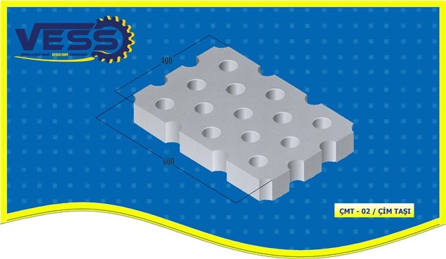 Lawn Stone Mold Model 02