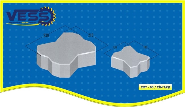 Lawn Stone Mold Model 03