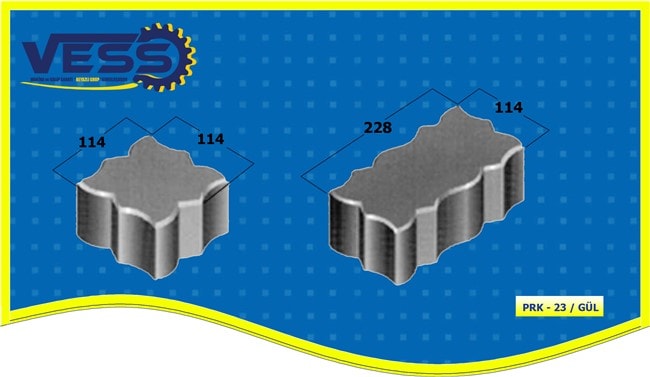 Paving Block Mold Model 23