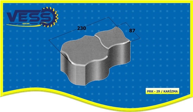 Paving Block Mold Model 29