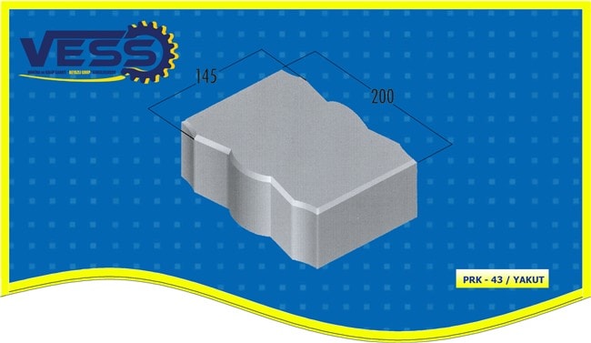 Paving Block Mold Model 43